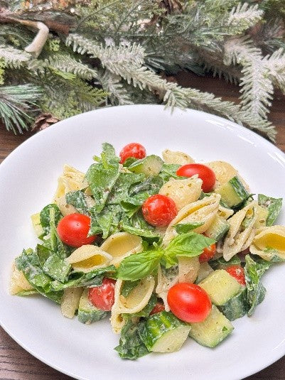 Creamy Pesto Pasta Salad