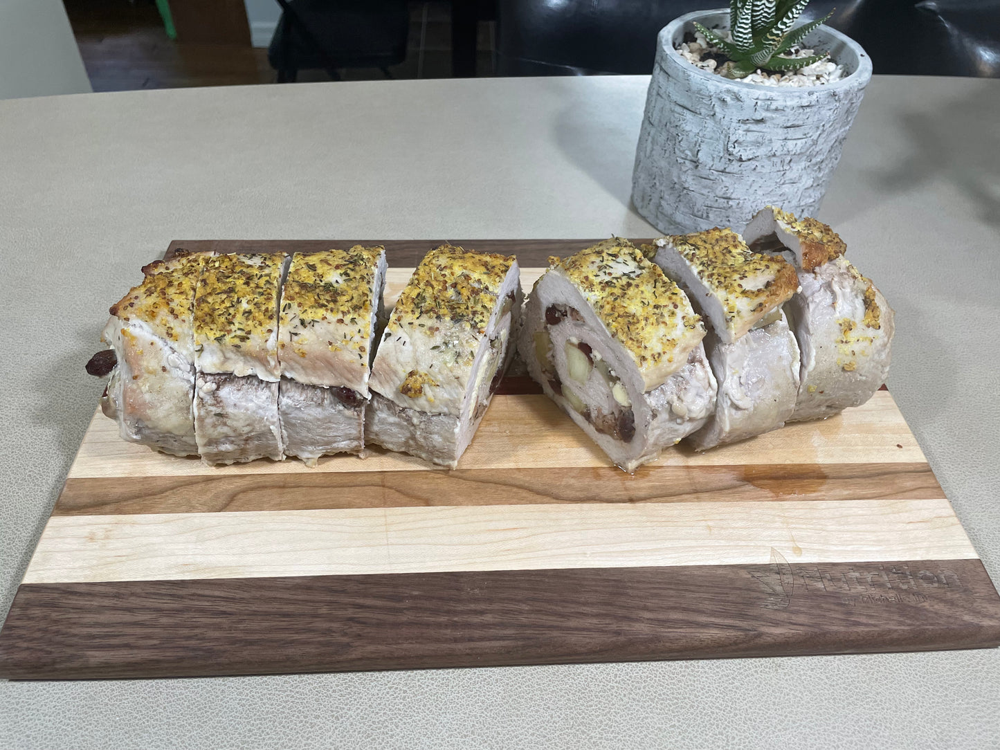 Apple & Bacon Stuffed Pork Loin