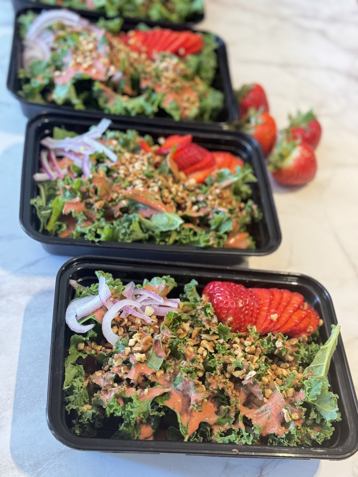 Strawberry Kale Salad