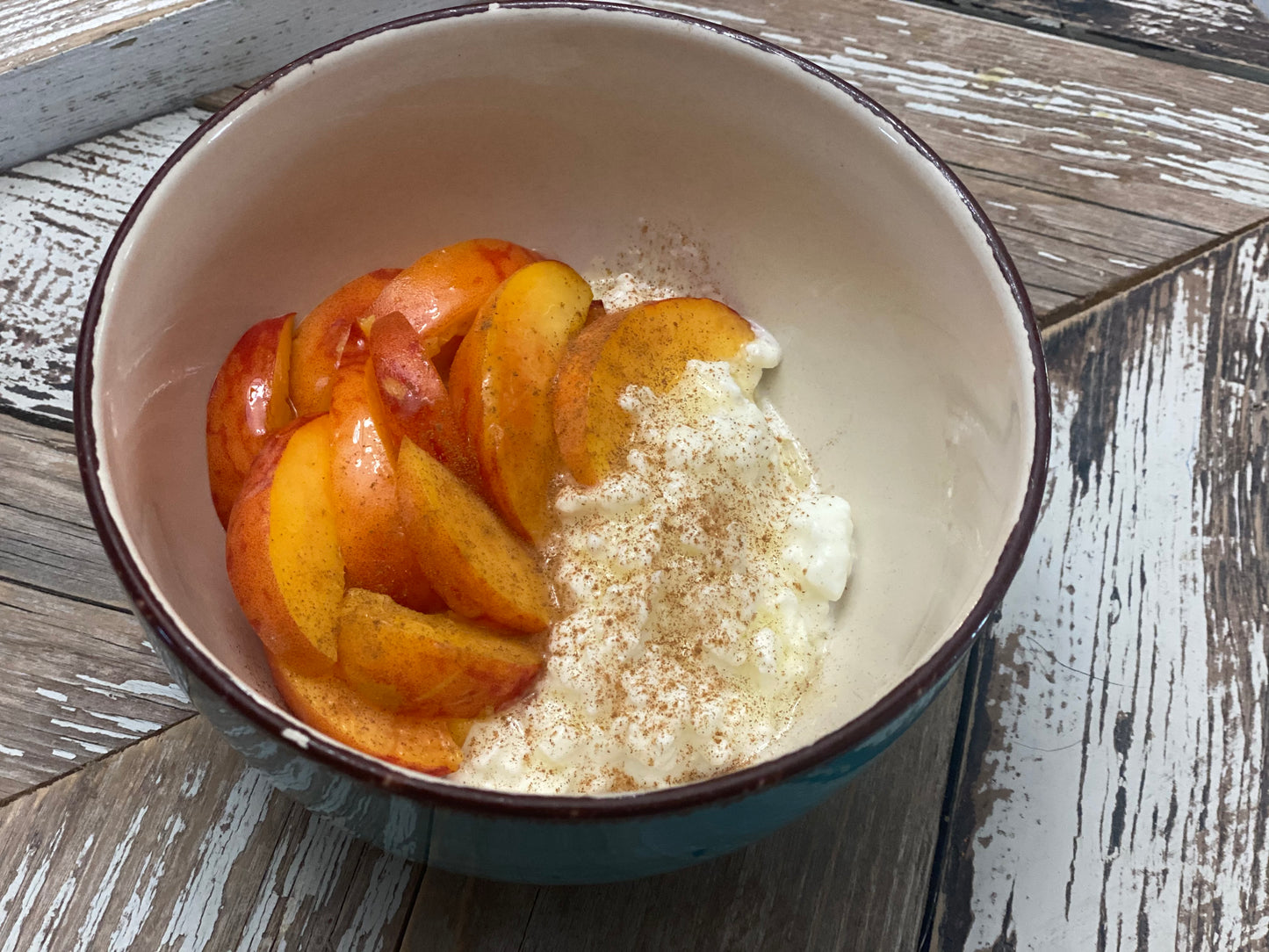 Peach Pie Breakfast Bowl