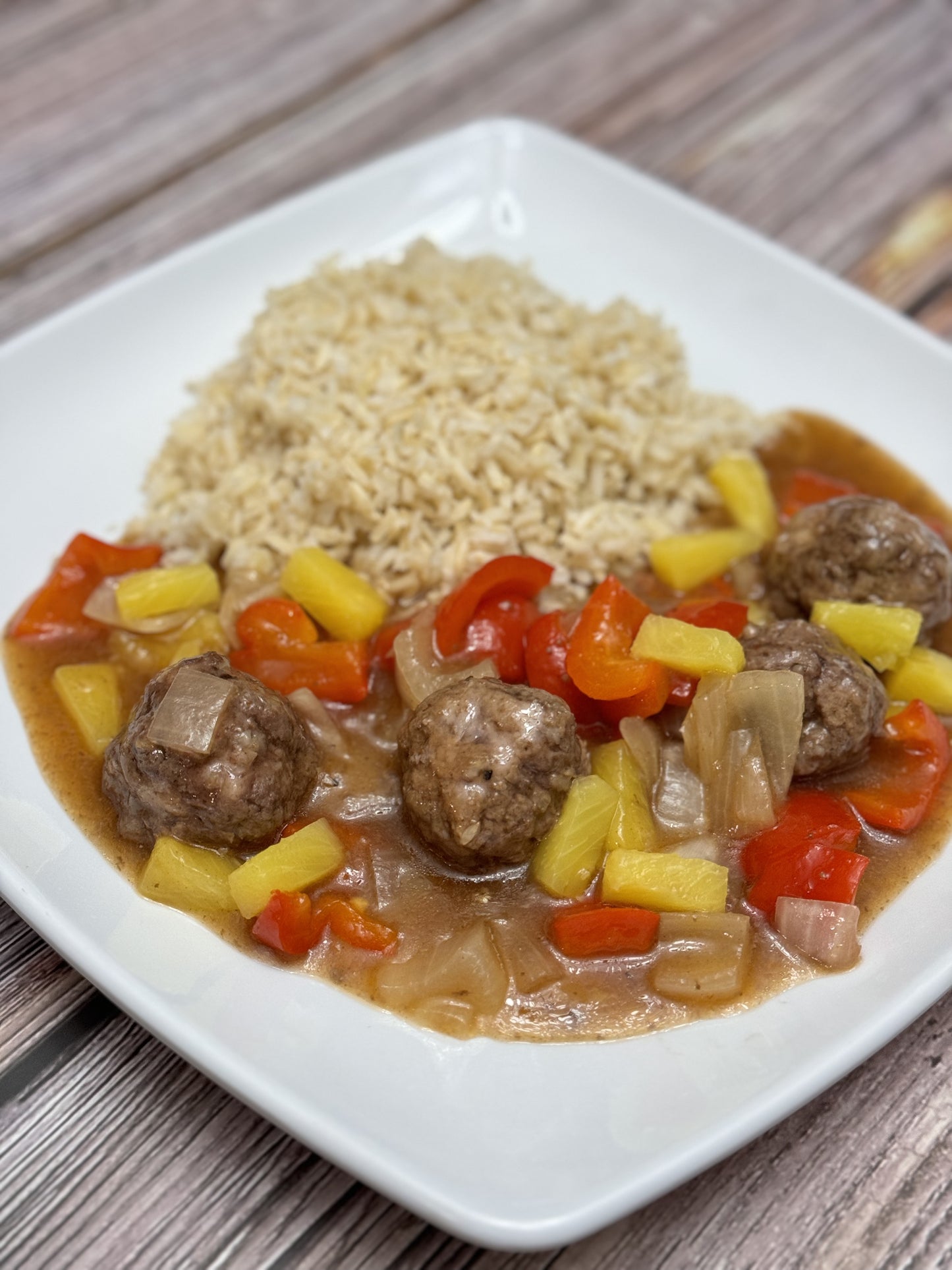 Slow Cooker Sweet & Sour Meatballs
