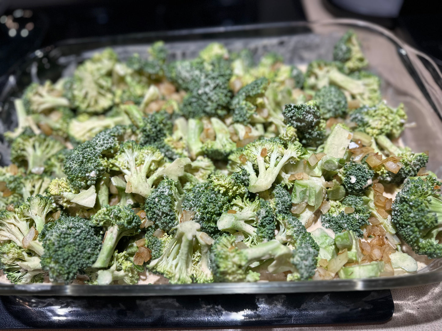 Creamy Garlic Broccoli Casserole