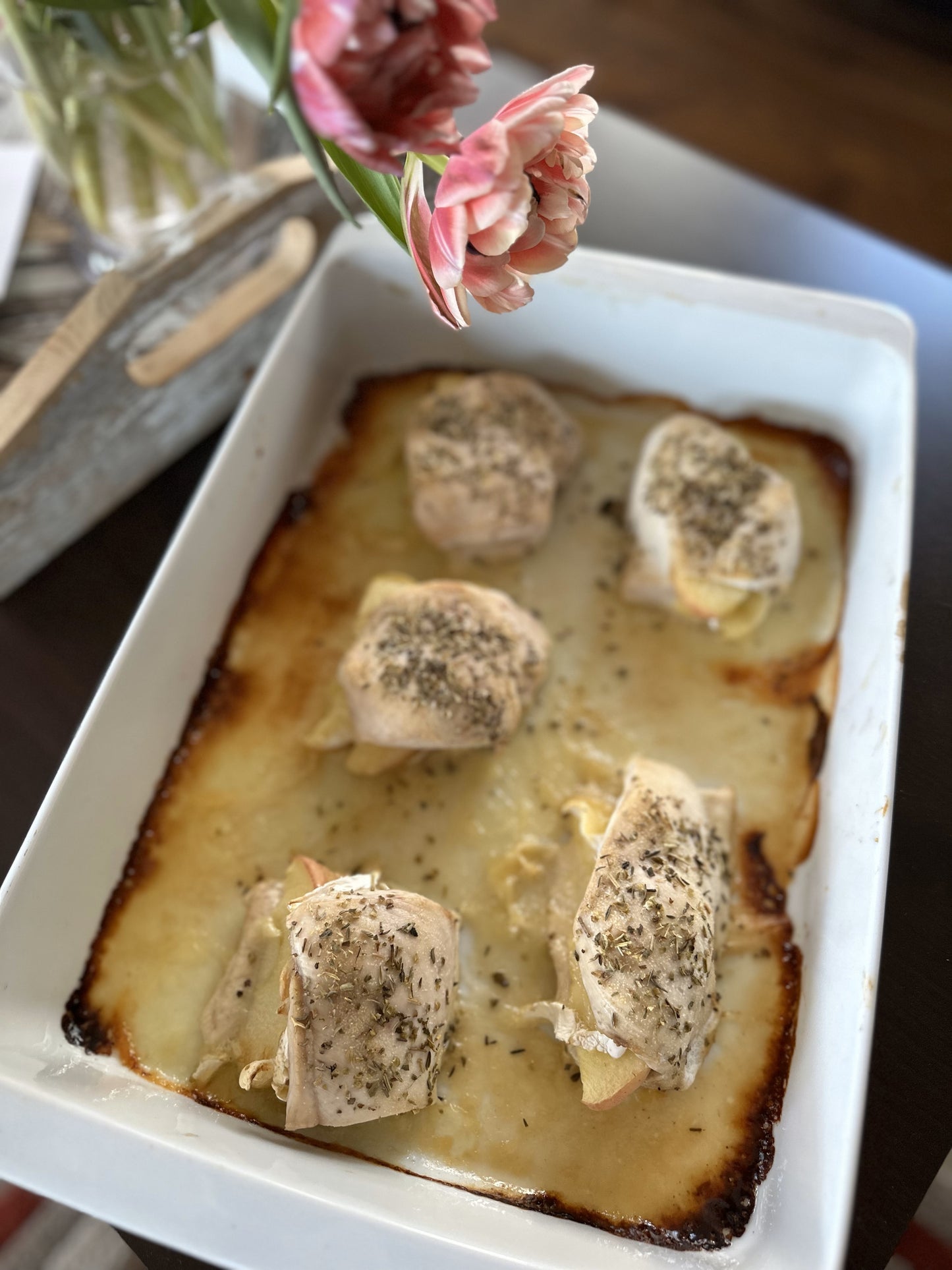 Apple & Brie Stuffed Chicken
