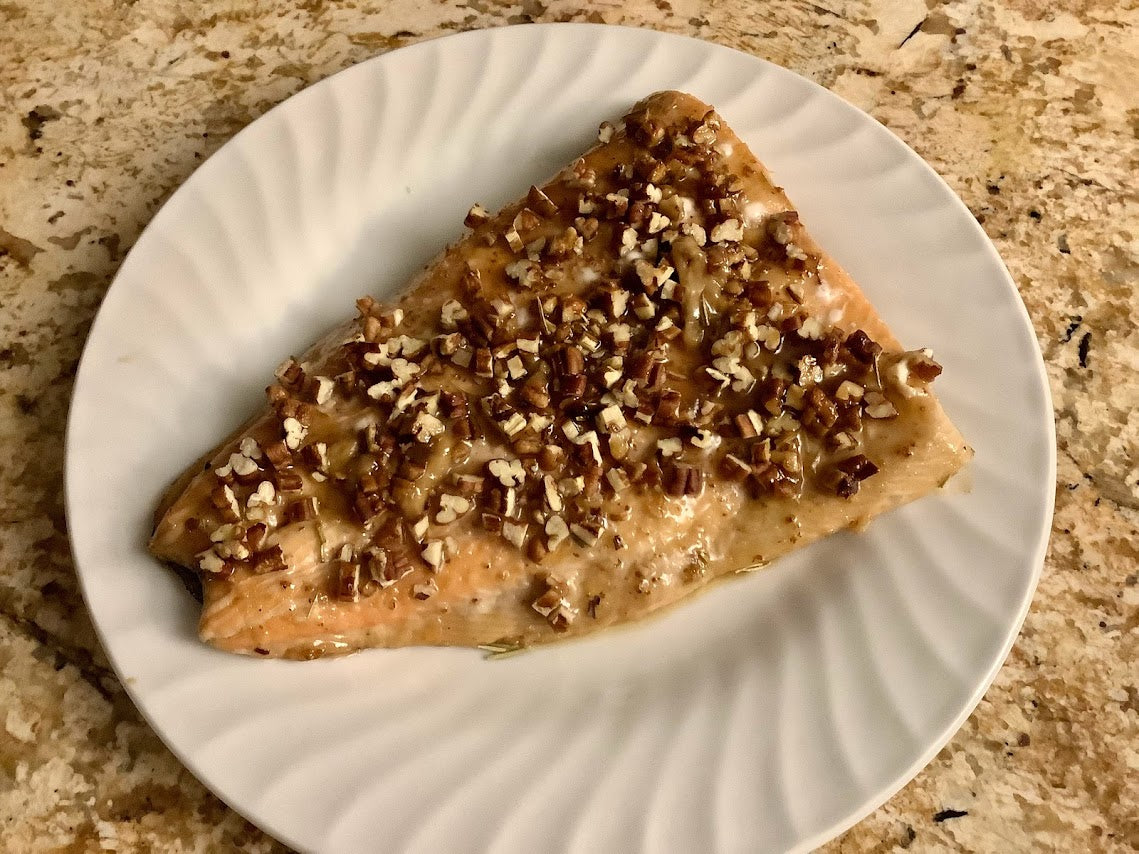 Maple Pecan-Crusted Salmon