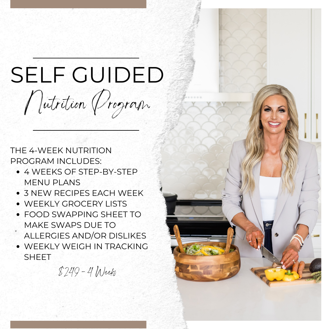 Self Guided Nutrition Program – Nutrition By Michelle Online Store