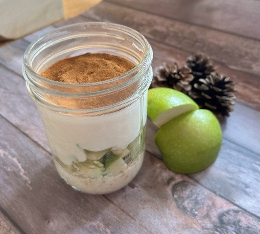 Apple Crumble Overnight Oats