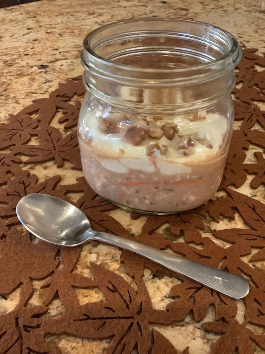 Carrot Cake Overnight Oats