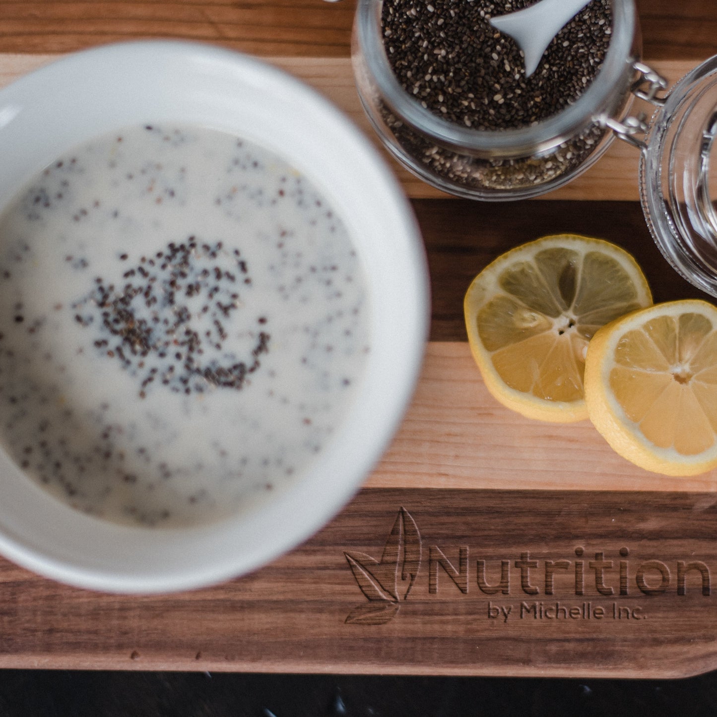 Lemon Protein Chia Pudding