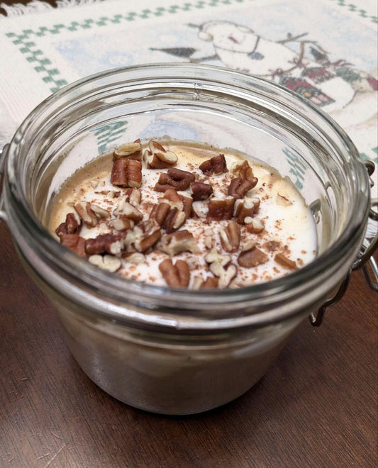 Creamy Gingerbread Overnight Oats