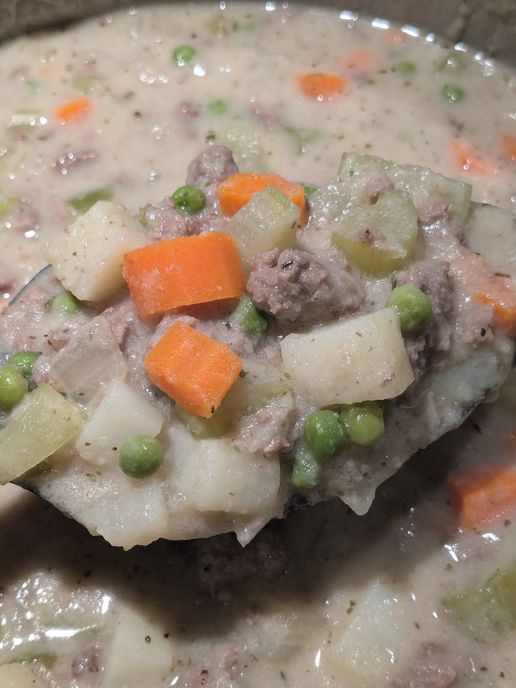 Creamy Potato & Hamburger Stew