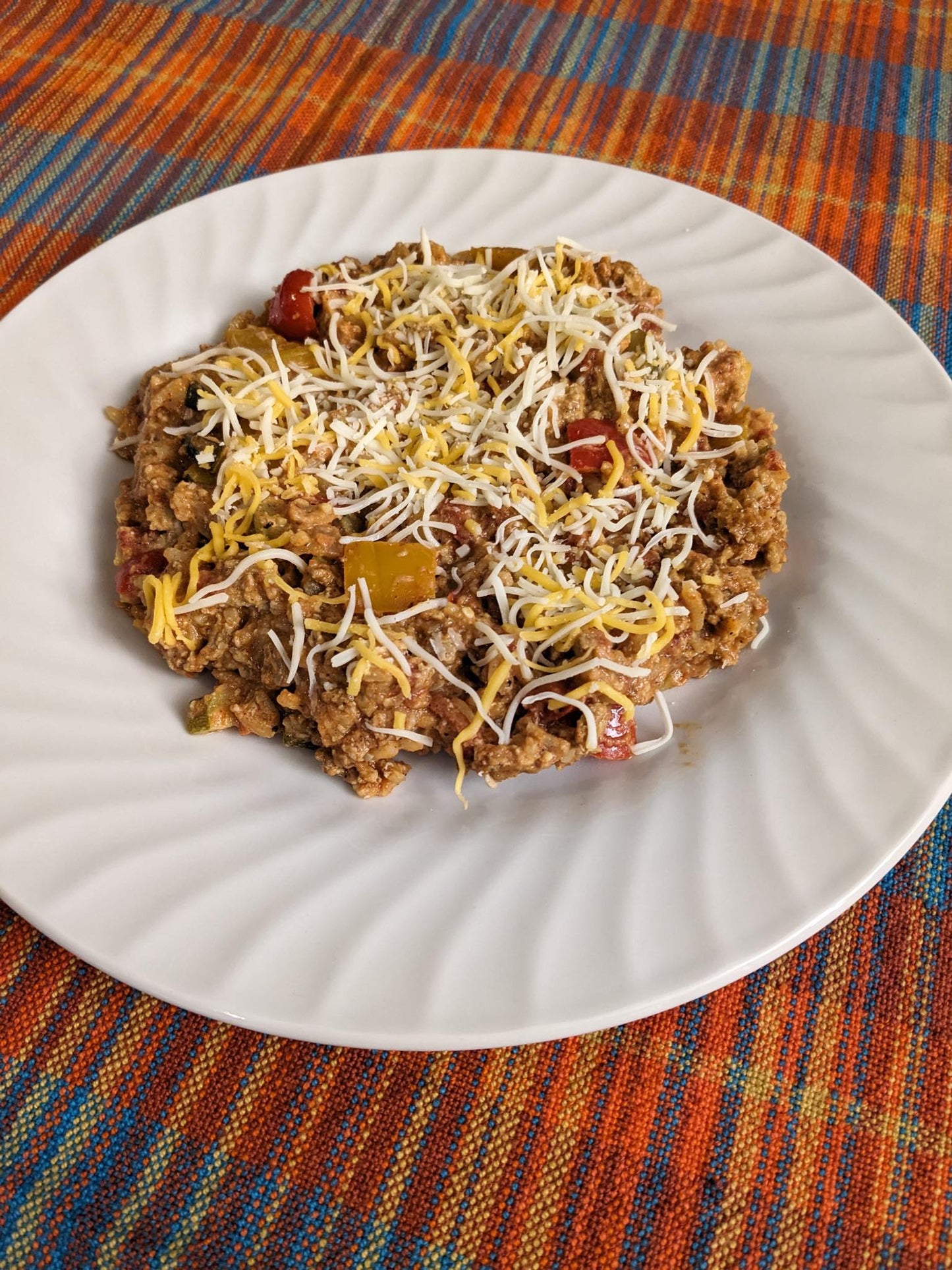 Creamy Southwest Turkey & Rice Skillet