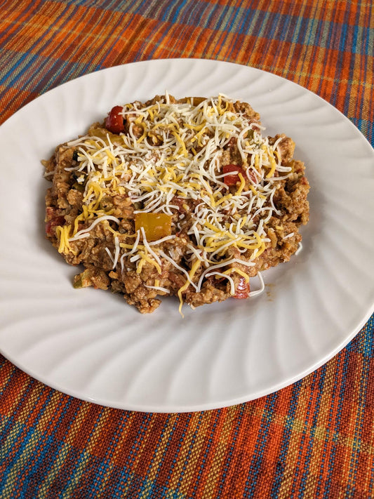 Creamy Southwest Turkey & Rice Skillet