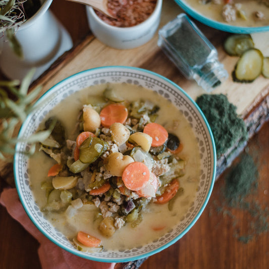 Creamy Dill Pickle Soup