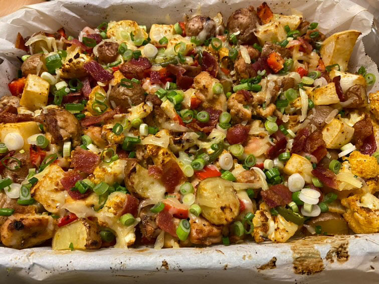 Loaded Potato & Chicken Casserole