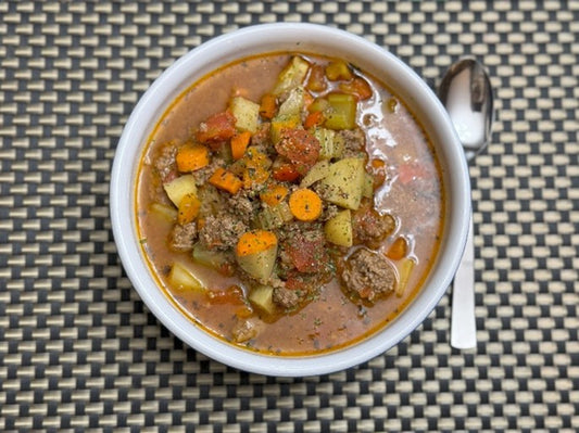 Hearty Harvest Beef Soup