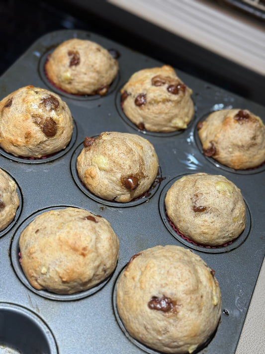 Banana Chocolate Chip Muffins