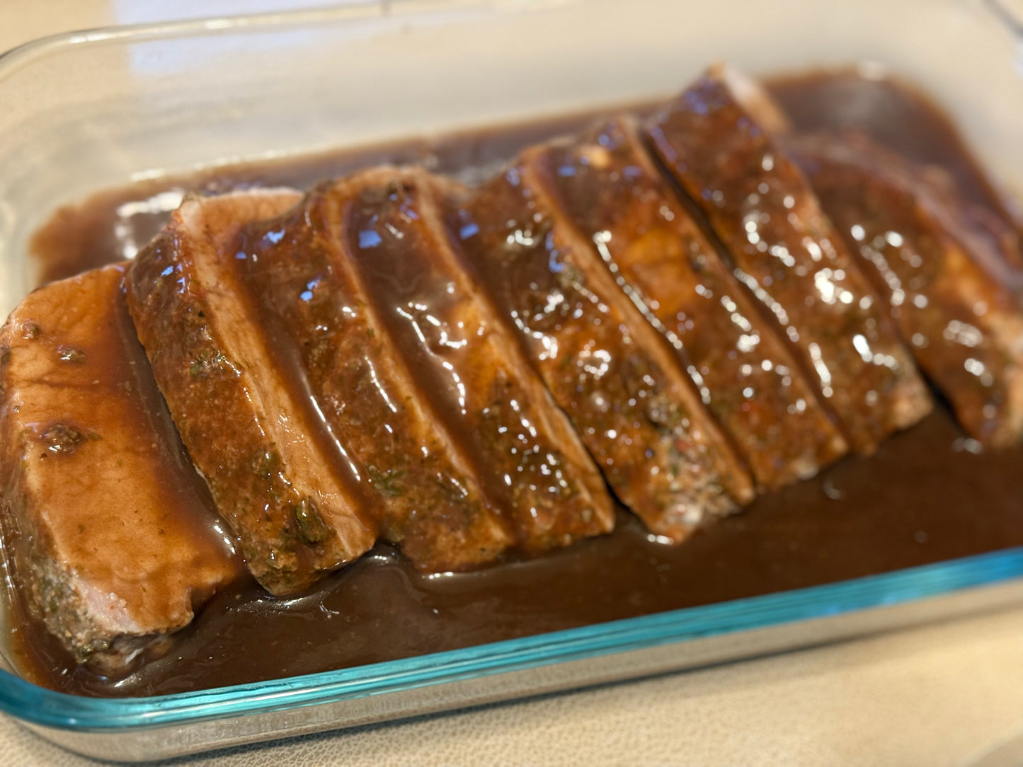 Honey Balsamic Glazed Pork Tenderloin