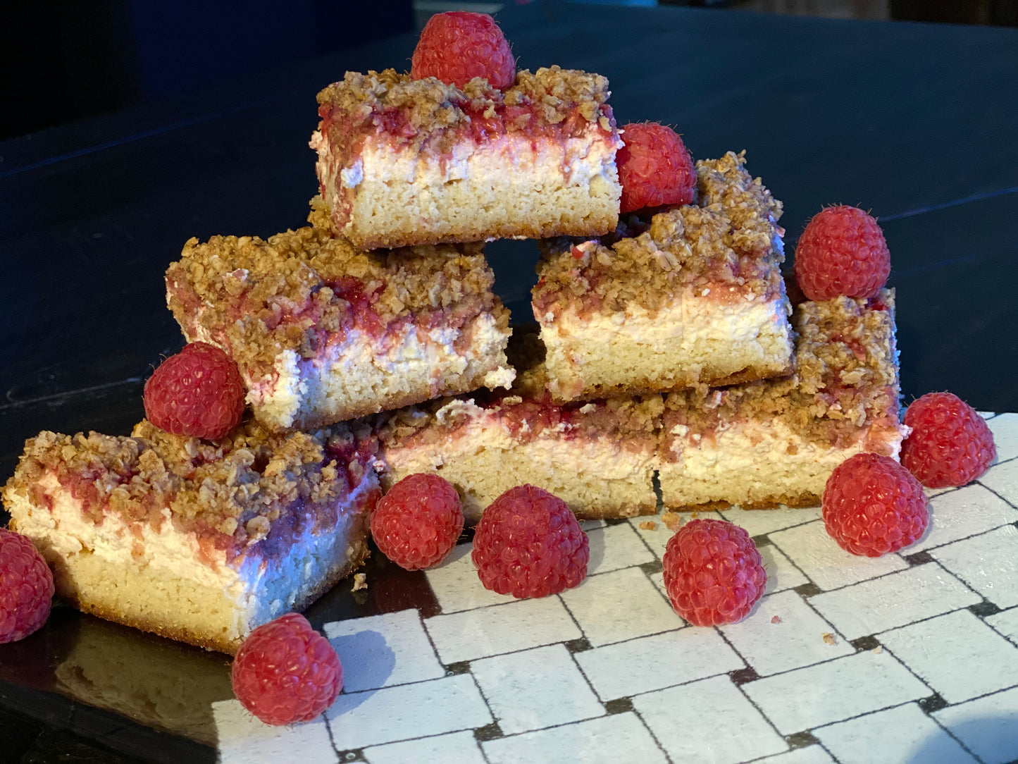 Raspberry Cheesecake Squares