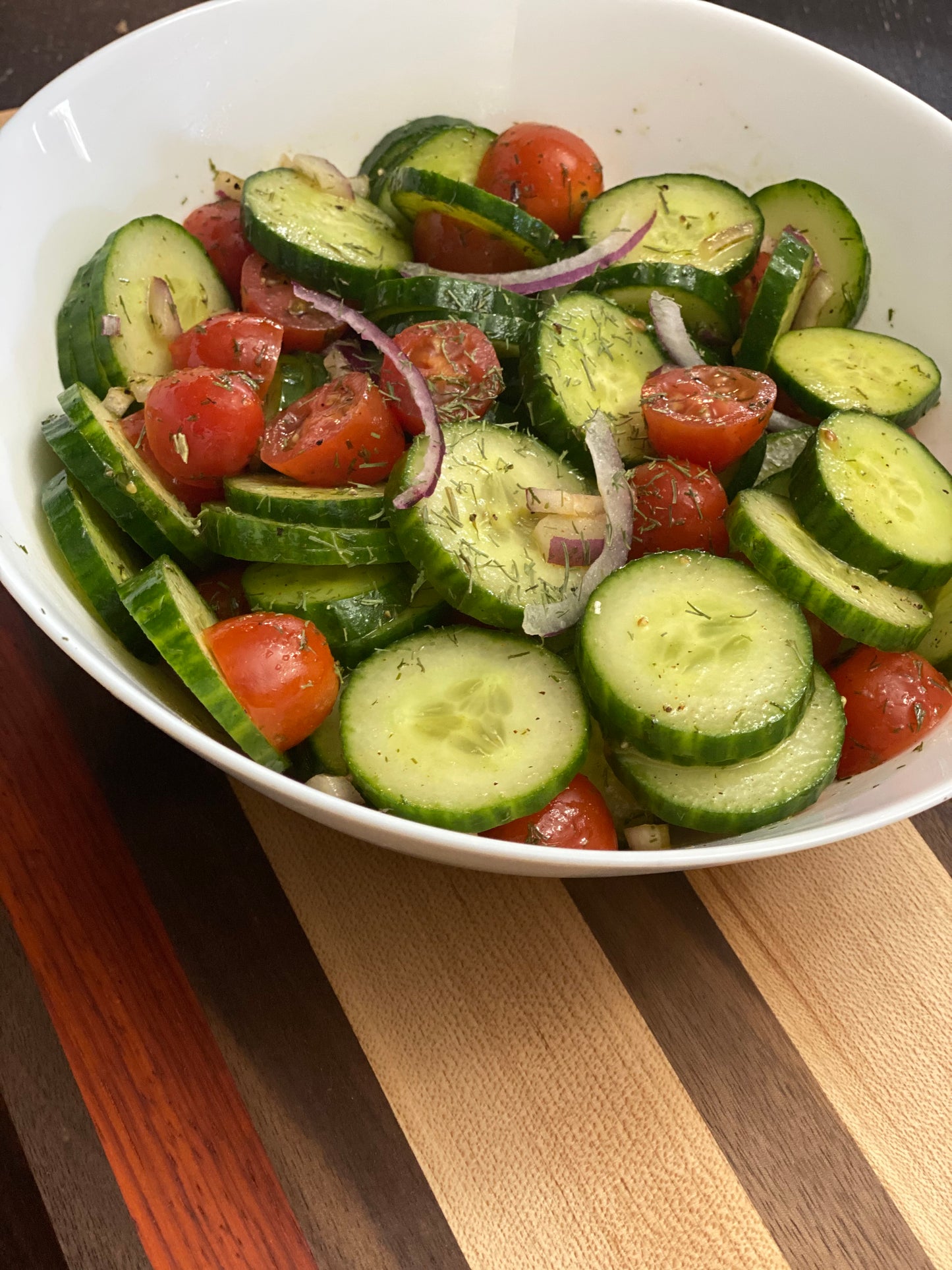Summer Cucumber & Tomato Salad