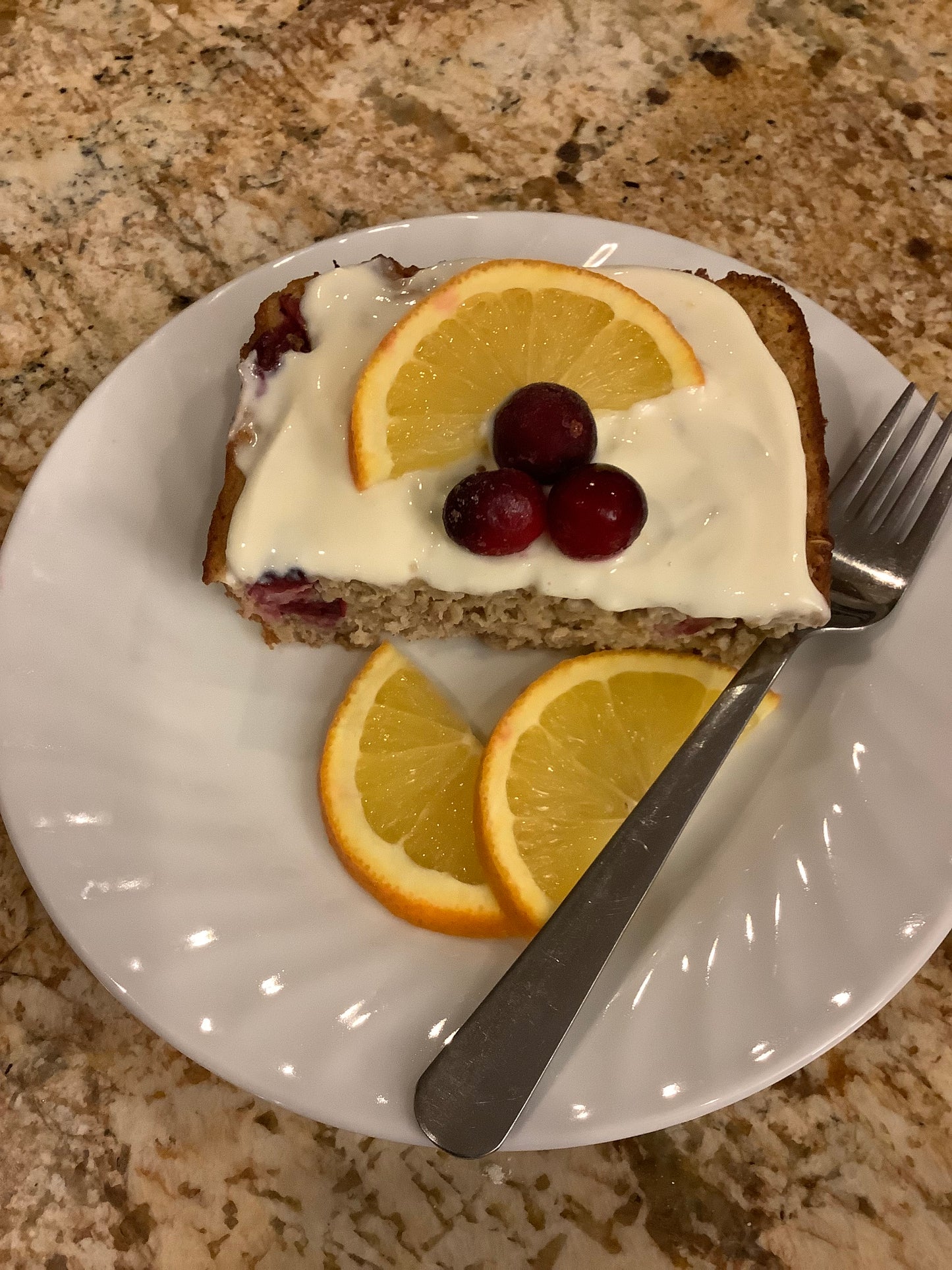 Cranberry Orange Oat Bar