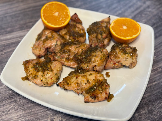 Grilled Citrus Chicken Thighs