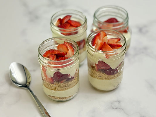Strawberry Cheesecake Jars
