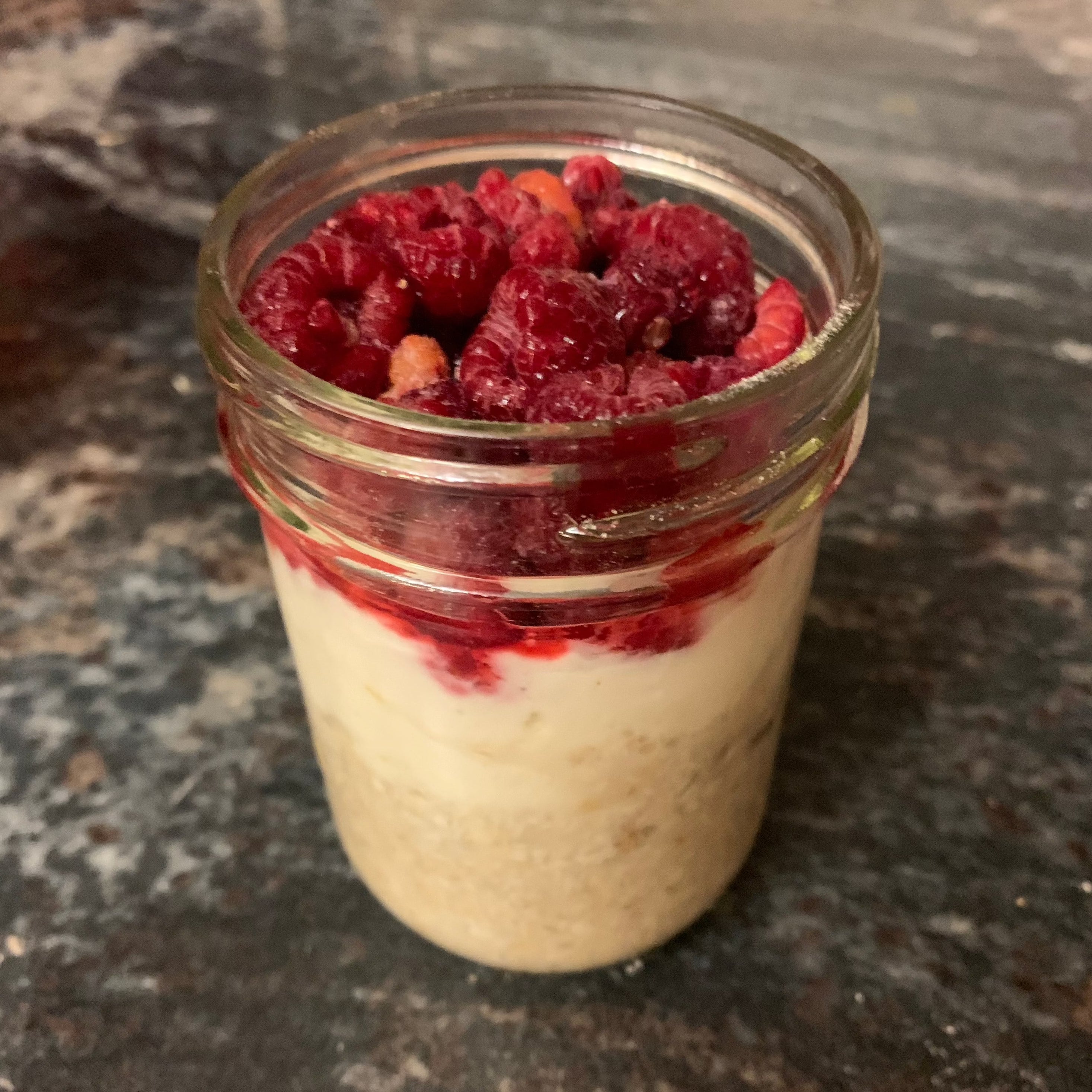 Raspberry Cheesecake Overnight Oats – Nutrition By Michelle Online Store