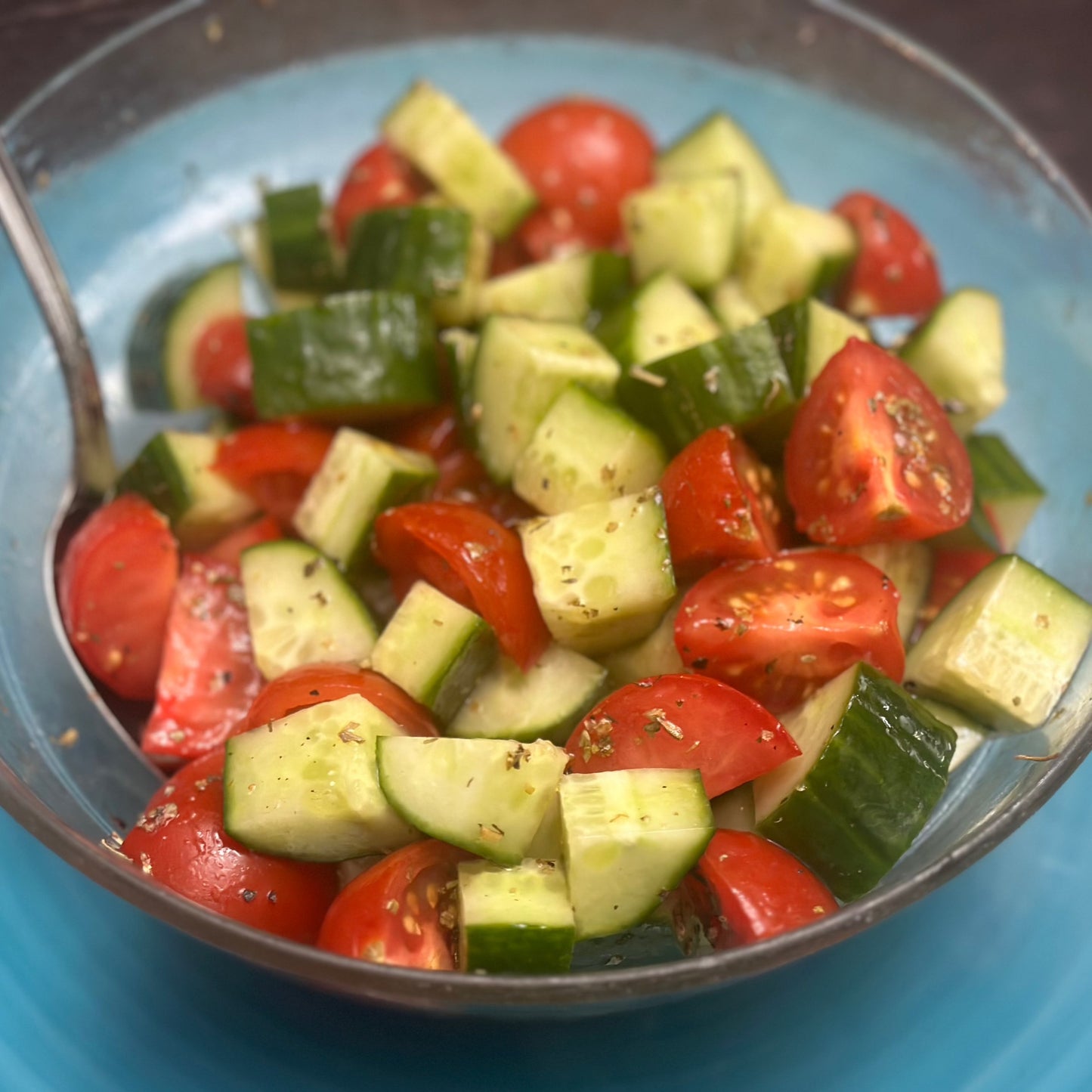 Cucumber & Tomato Salad