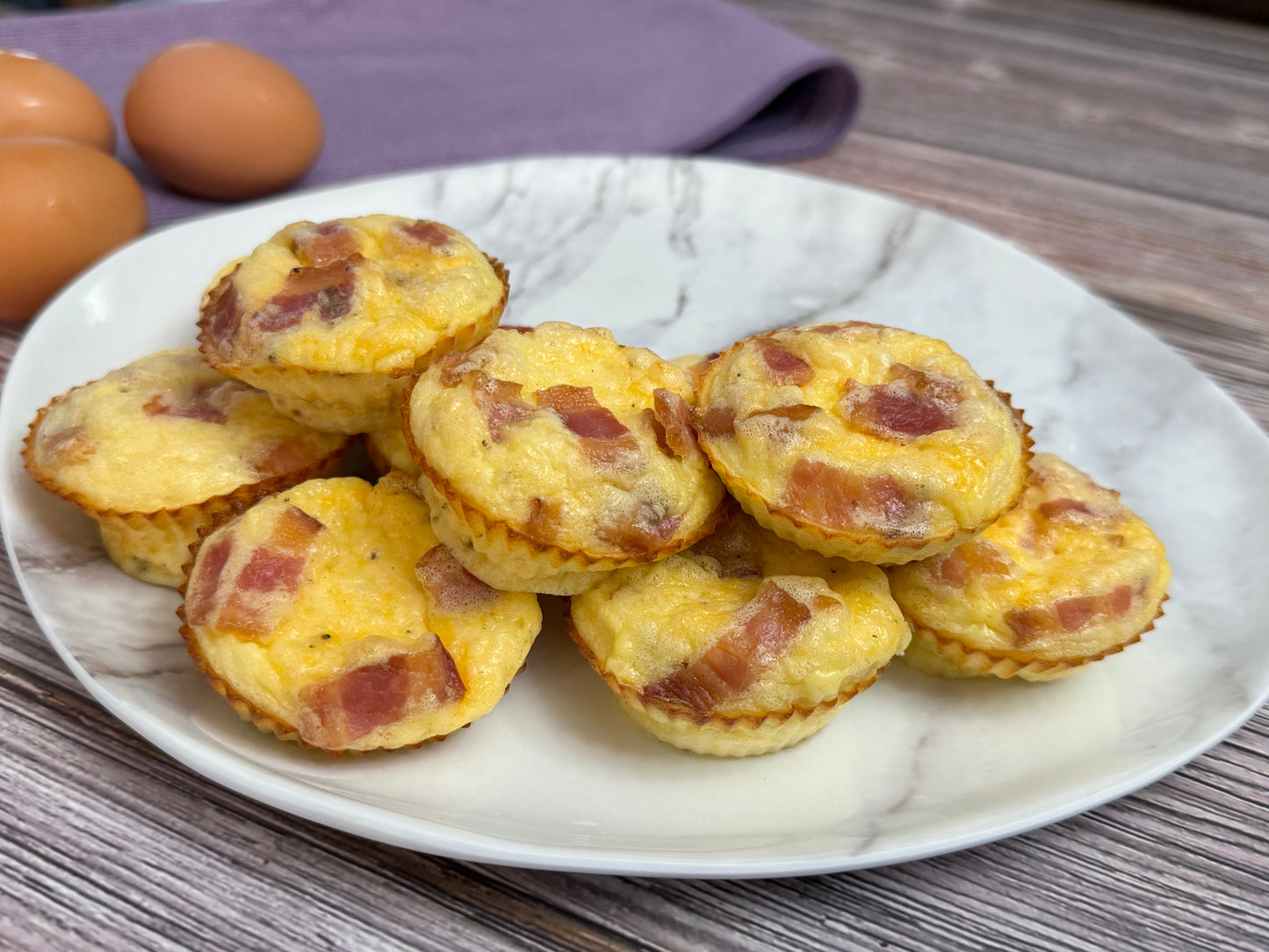 Bacon & Cheese Egg Bites