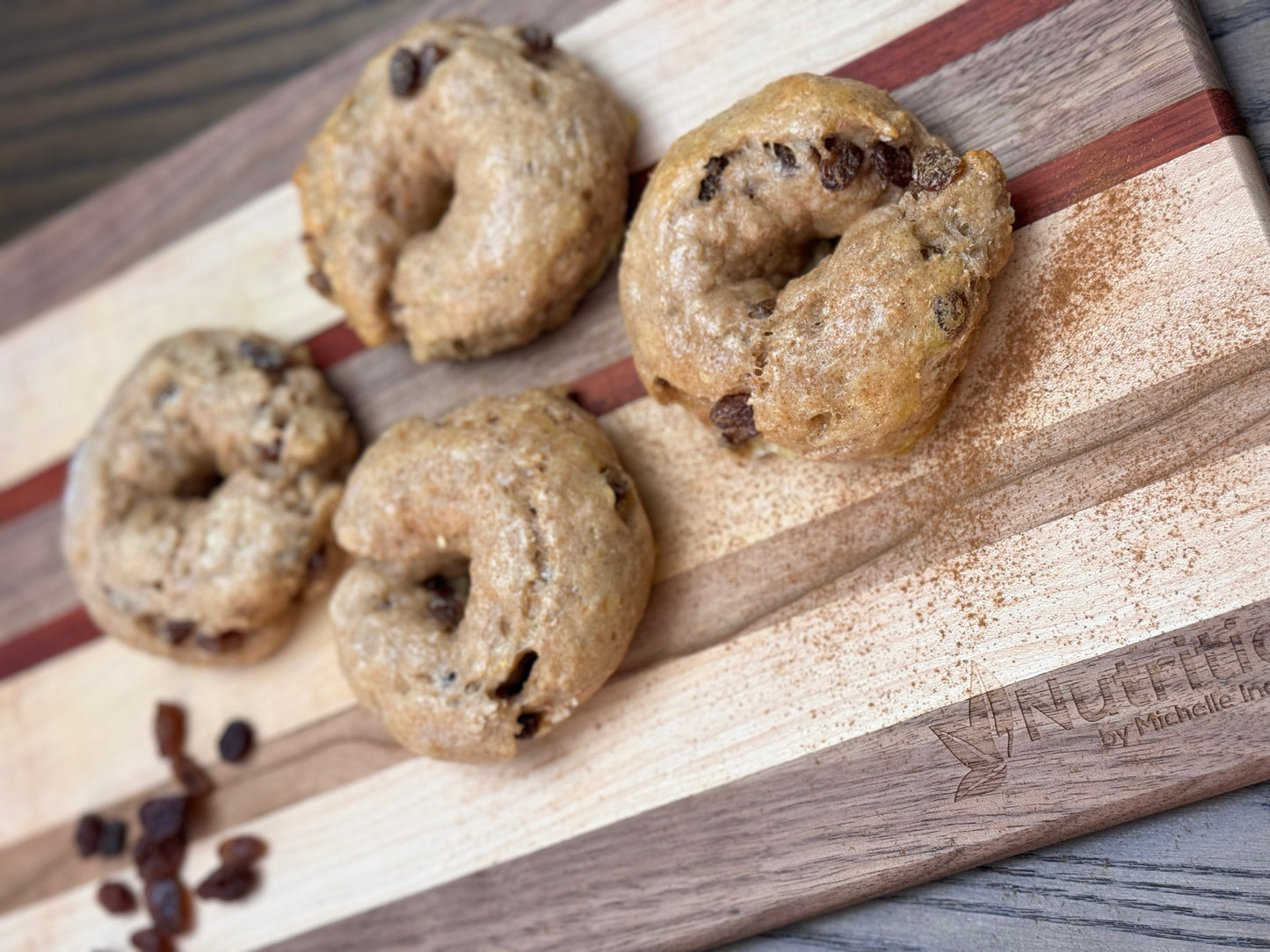 Cinnamon Raisin Greek Yogurt Bagels