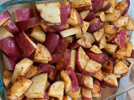 Spiced Baked Potatoes