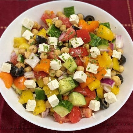 Chickpea Greek Salad