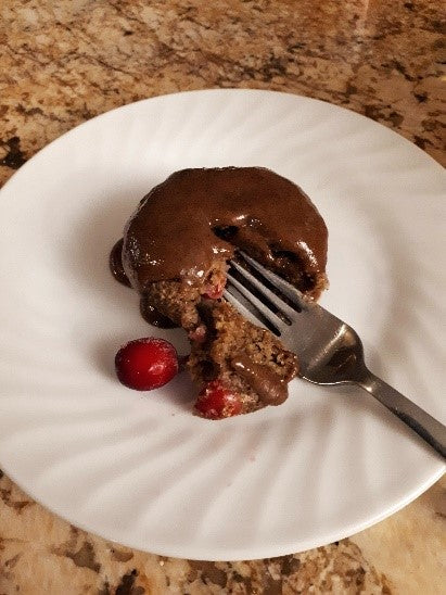 Oat Spice Cake w/Cinnamon Maple Glaze