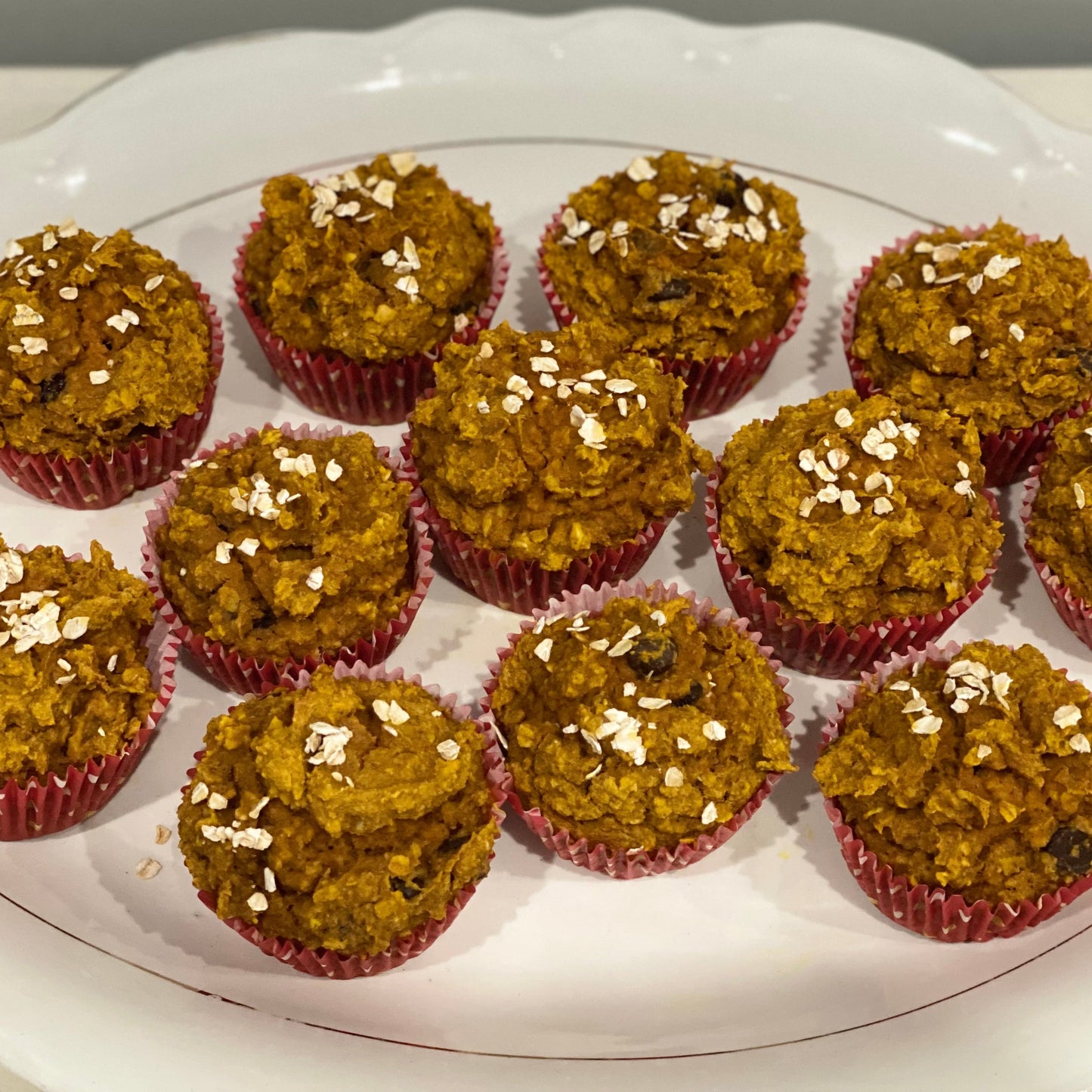 Pumpkin Oat Muffins