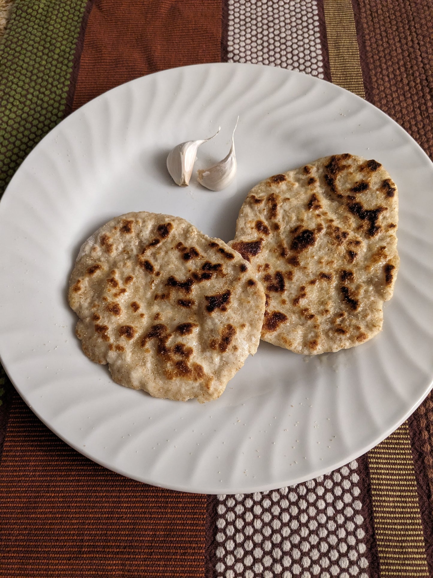 Quick Garlic Naan Bread