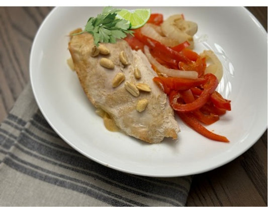 Slow Cooker Peanut Chicken