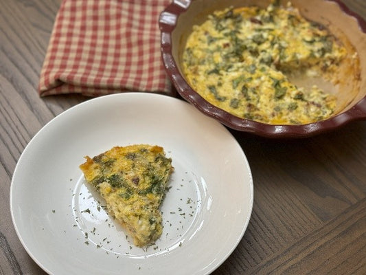 Sundried Tomato & Feta Crustless Quiche