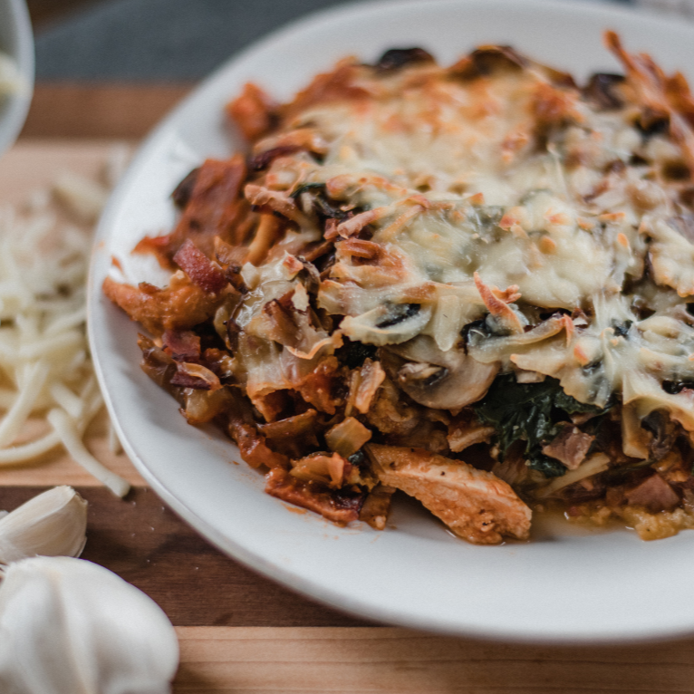 Spaghetti Squash Pizza Casserole