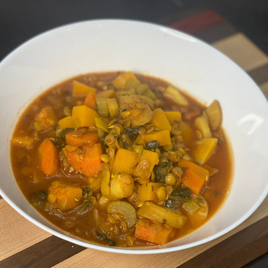 Hearty Lentil & Root Veggie Soup