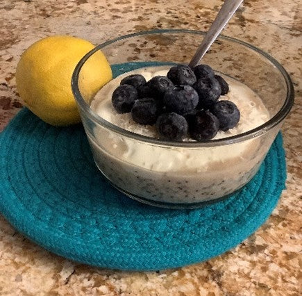 Lemon Cheesecake Overnight Oats