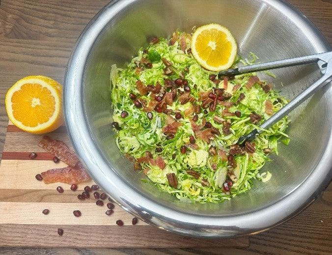 Orange Zest & Brussel Sprout Salad