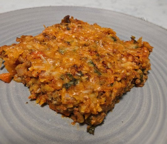 Orzo Lasagna Bake